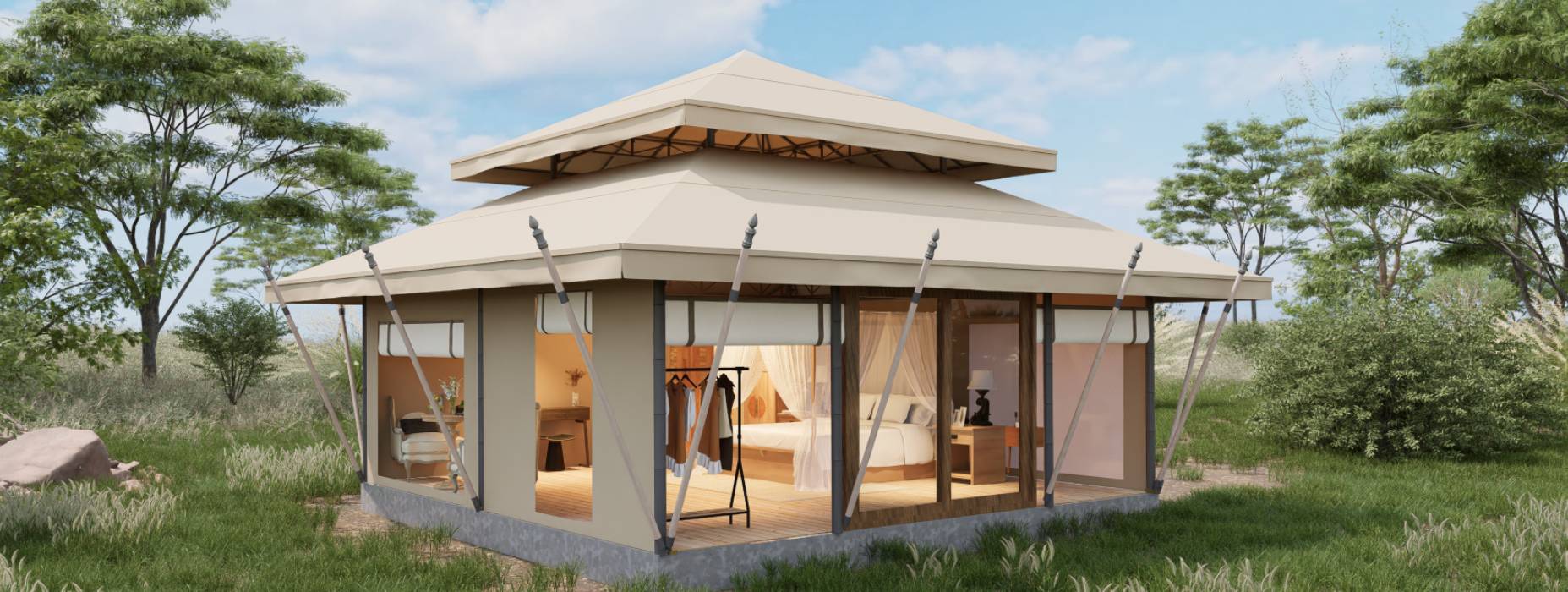 临夏市户外野奢帐篷